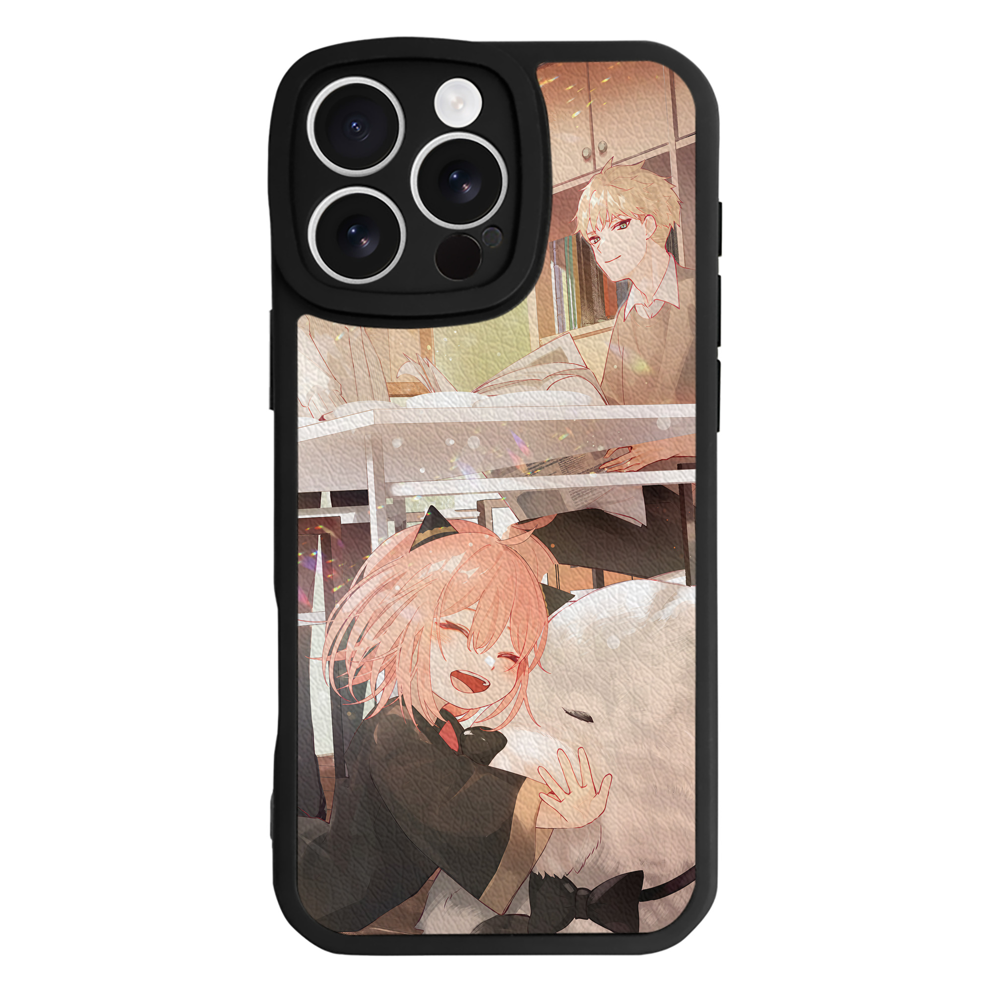 （画像用） SPY×FAMILY间谍家家酒 【iPhone 16シリーズ対応】シリコンスマホケース（レザー調） 材質：シリコン
